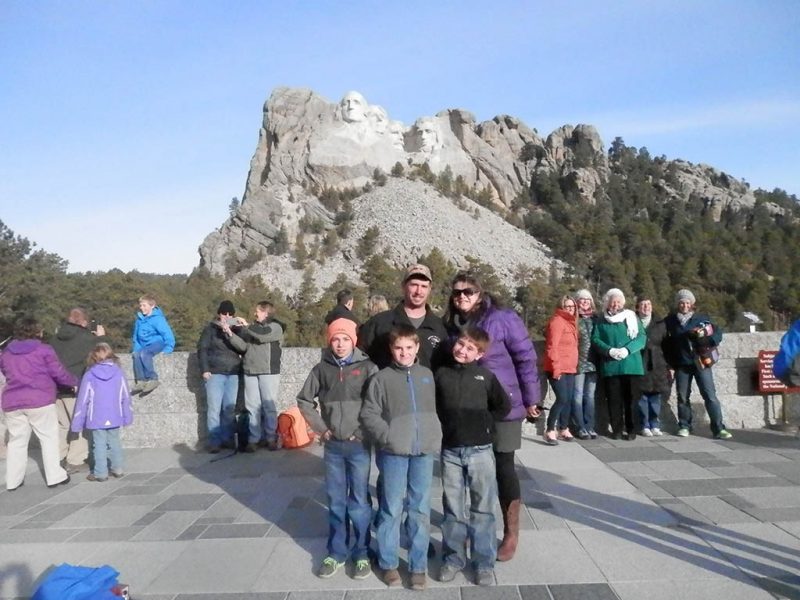Family at Mt. Rushmore